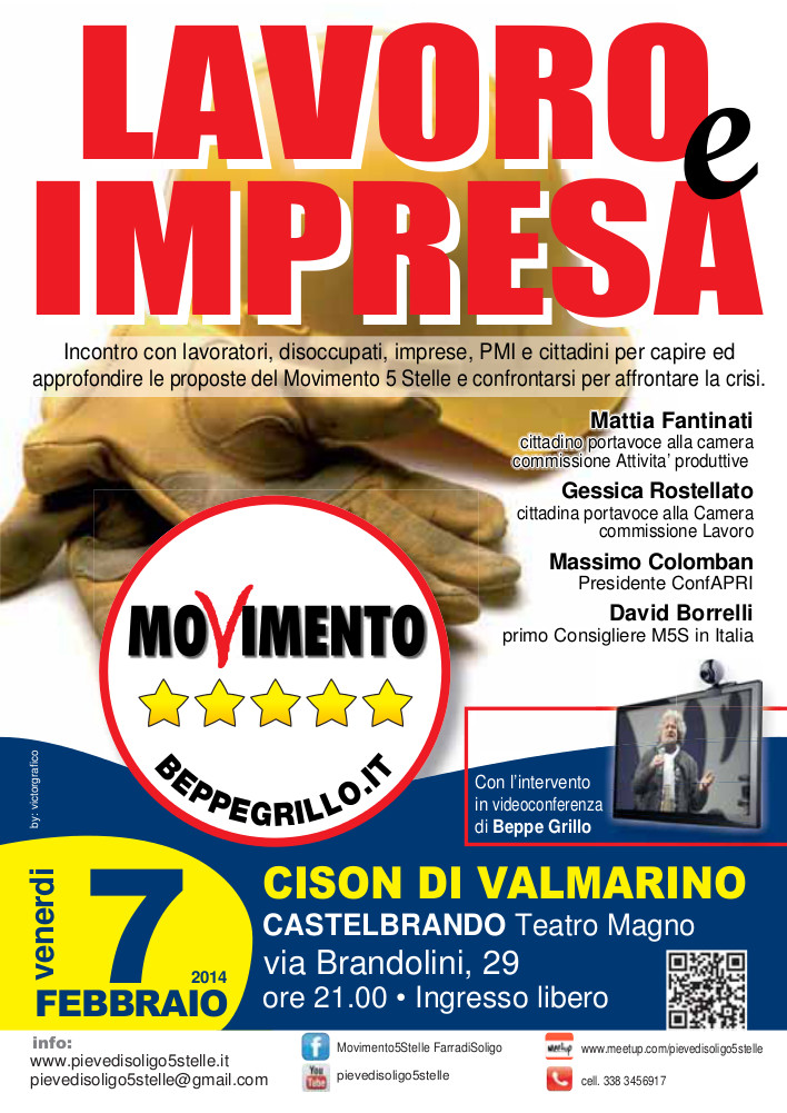 Serata informativa sul Lavoro e Impresa - Castelbrando 2014-02-07